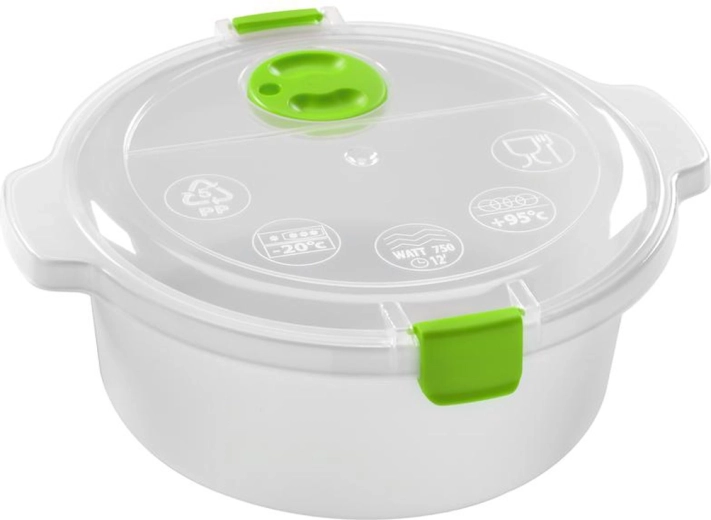 Plastová dóza do mikrovlnné trouby s víkem 1,4 l HEIDRUN