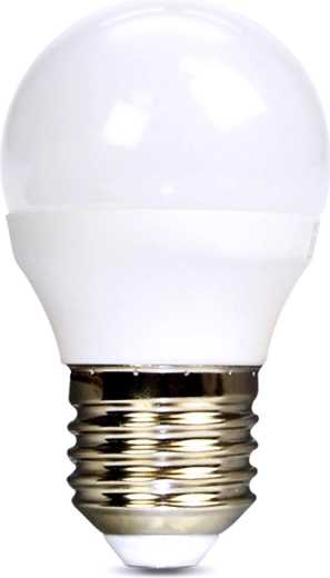Solight led žárovka miniglobe e27 6 w 3000 k 510 lm