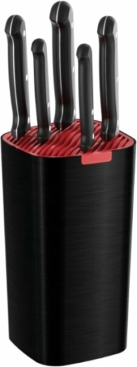 Tramontina Ultracorte sada kuchyňských nožů ve stojanu, černá (6 ks)