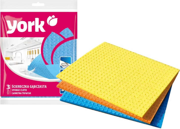 Houbová utěrka 18 × 18 cm, sada 3 ks