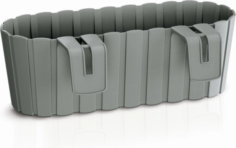 Závěsný truhlík BOARDEE HOOK šedý kámen 4,9 l