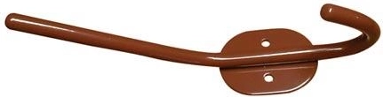 Věšák Mono 55 × 155 mm hnědý kovový nástěnný