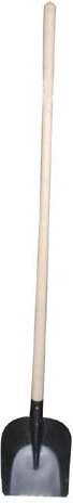 Lopata s násadou 23 cm černá