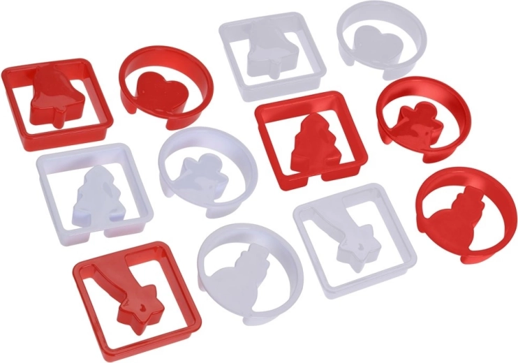 Vykrajovátka na vánoční cukroví 7 cm, 12 ks