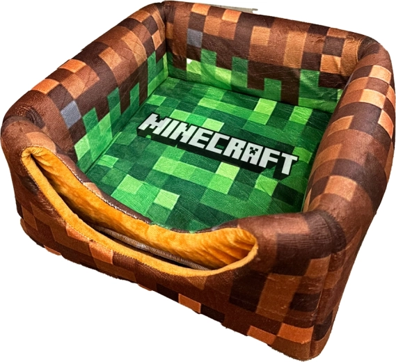 Minecraft pelíšek pro kočky