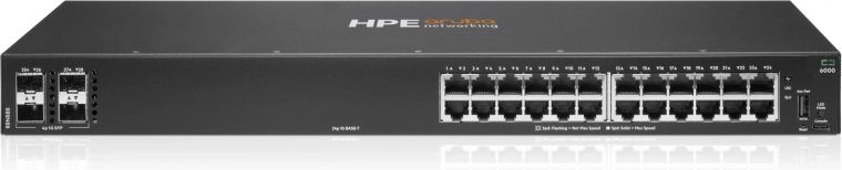 Aruba Networking CX 6000 – 24portový gigabitový switch se 4 SFP 1G uplinky
