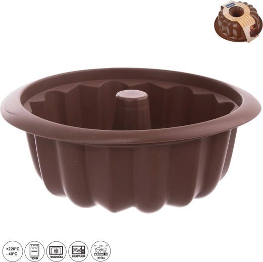 Silikonová forma na bábovku Sillinie 26 cm