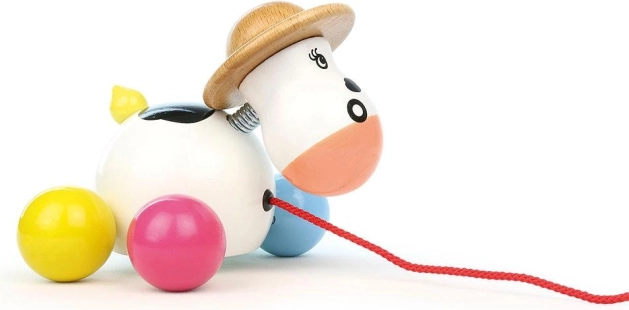 Dřevěné tahací telátko VILAC Rosy