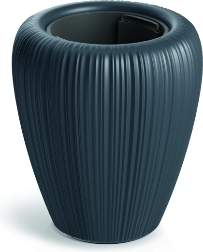 Květináč OROBO antracitový 29 cm