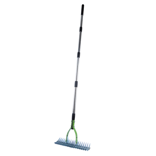 Hrábě na ruční vertikutaci trávníku 39 cm