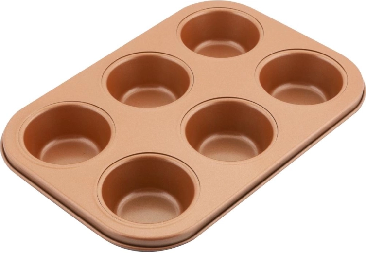 Lamart forma na 6 muffinů měděná