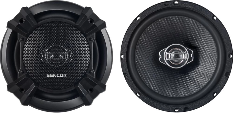 Sencor dvoupásmové koaxiální autoreproduktory 16,5 cm