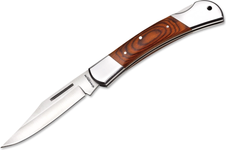Kapesní nůž Magnum Craftsman 2 s dřevěnou rukojetí Pakka, 9,8 cm