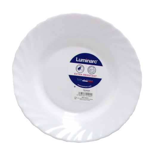 Plochý talíř 24,5 cm TRIANON z tvrzeného skla