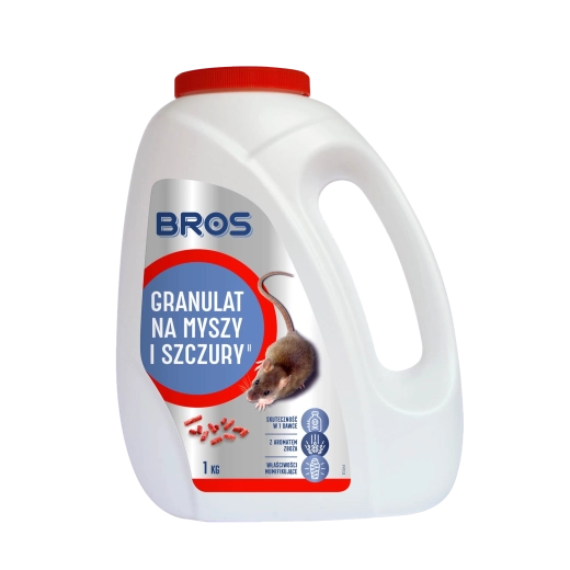 Granulát proti myším a krysám BROS 1 kg