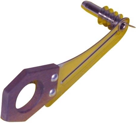 Spirálový kráječ z nerezové oceli s dřevěnou rukojetí