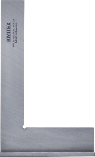 Zámečnický úhelník s příložníkem 100 × 63 mm KMITEX