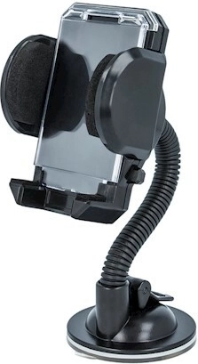 Setty flexibilní univerzální držák do auta na čelní sklo, černý