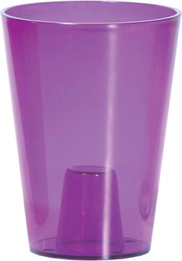 Květináč na orchideje Coubi Orchid 13 cm – transparentní fialový
