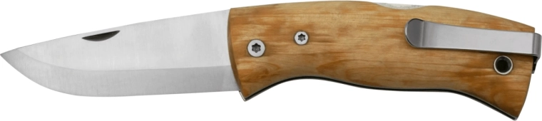 Helle Nipa všestranný kapesní nůž 7 cm z kadeřavé břízy