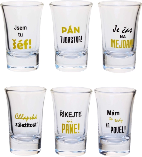 Dárková sada panáků TORO chlapská záležitost 6×40 ml