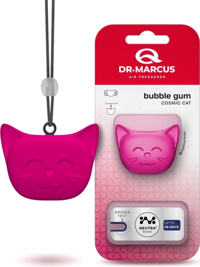 Dr. Marcus Cosmic Cat osvěžovač vzduchu do auta Bubble Gum