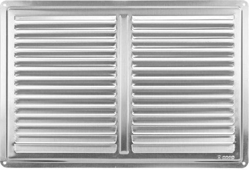 Větrací mřížka 300 × 200 mm z nerezové oceli
