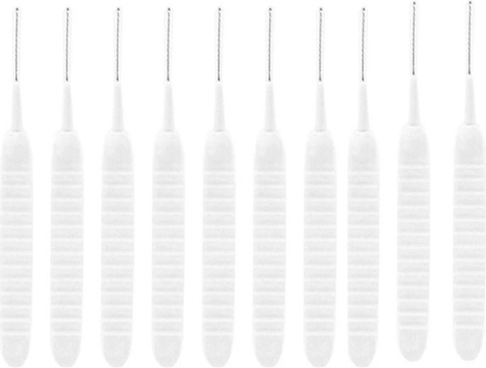 Sada čisticích kartáčků na trysky sprchy a těžko dostupná místa (10 ks)