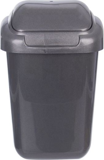 Odpadkový koš UH 50 l s výklopným víkem antracitový