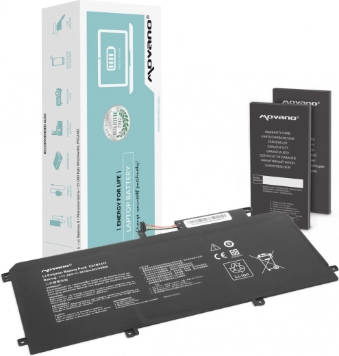 Movano baterie pro Asus ZenBook UX305 (C31N1411) 3610 mAh 42 Wh