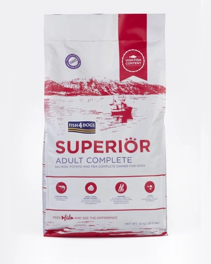 Fish4Dogs superior granule pro dospělé psy s lososem a bramborami 12 kg