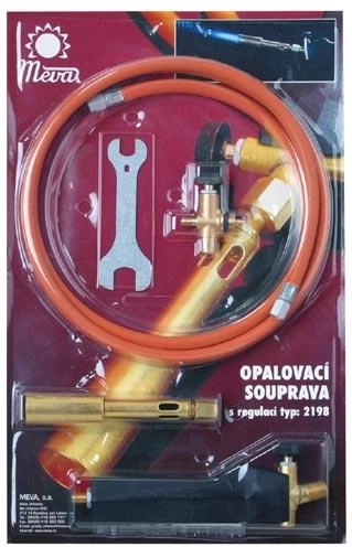 Opalovací souprava s kulatým hořákem na propan‑butan