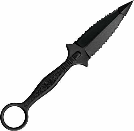 Taktická dýka Cold Steel FGX Ring Dagger, 8,9 cm, celočerná, Griv-Ex