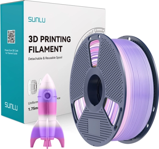 Filament Sunlu PLA rainbow pro 3D tisk