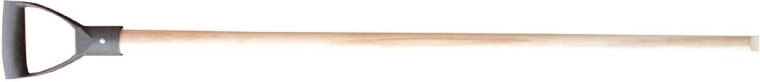 Dřevěná násada na shrnovadlo se rukojetí ve tvaru Y, 130 cm