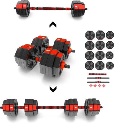 Nakládací činkový set HMS SGC30 30 kg