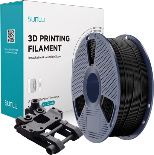 Sunlu abs filament s povrchovou úpravou černý