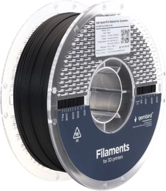 PLA filament High Speed 1,75 mm, 1 kg – černý