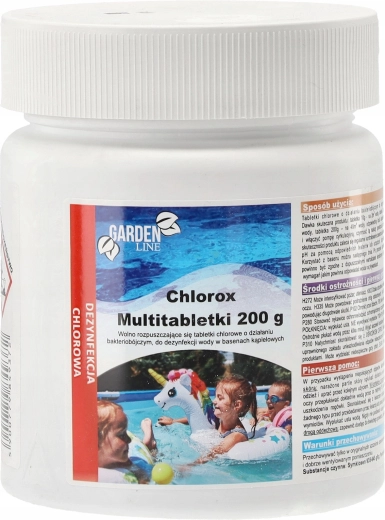 Chlorové multitablety do bazénu CHLOROX 200 g, balení 0,4 kg