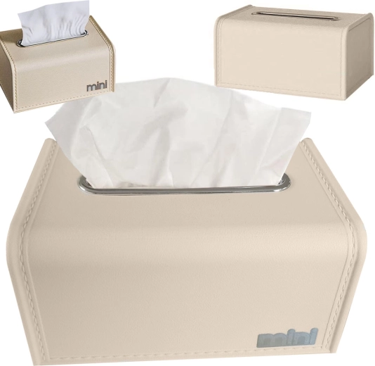 Box na kapesníky s kovovou pružinou