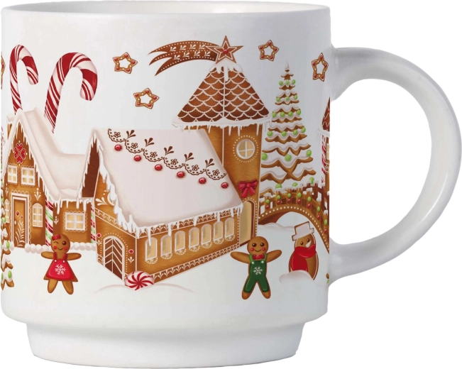 Keramický hrnek Perníčková vesnička 270 ml