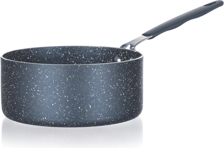 Mini rendlík Granite grey 14 cm s nepřilnavým povrchem