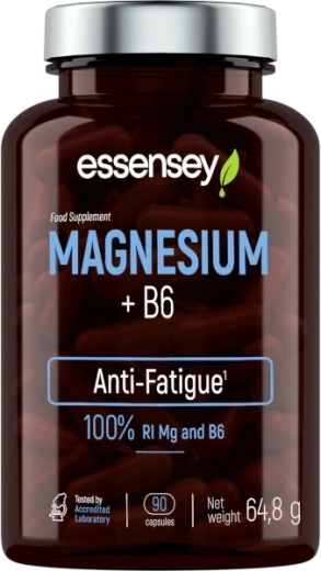 Essensey magnesium + b6 – 90 kapslí