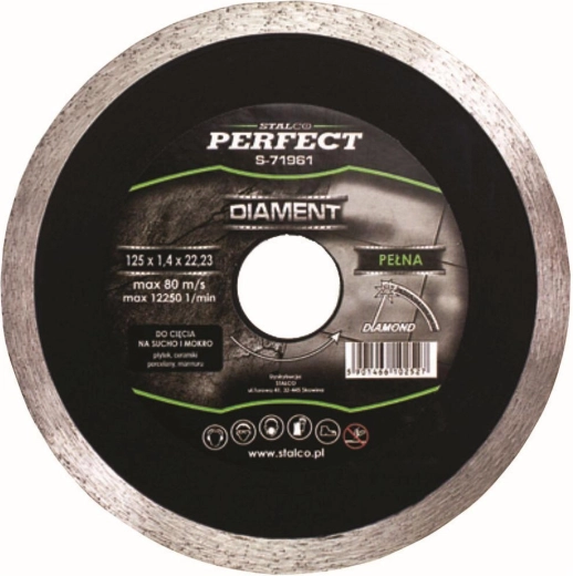 Diamantový kotouč 115 mm celoobvodový STALCO