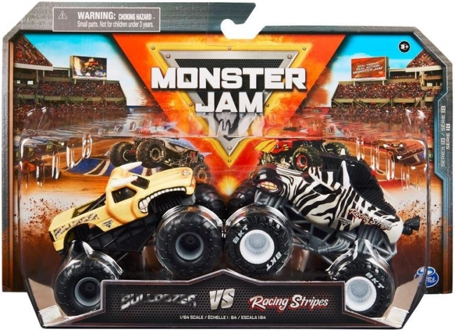 Monster Jam kovové modely monster trucků 1:64 – sada 2 aut