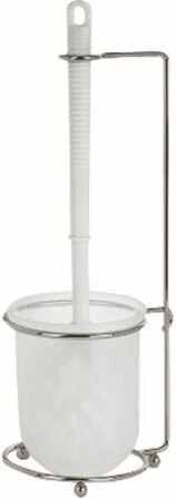 WC kartáč ve stojanu z chromu a plastu, 34 cm