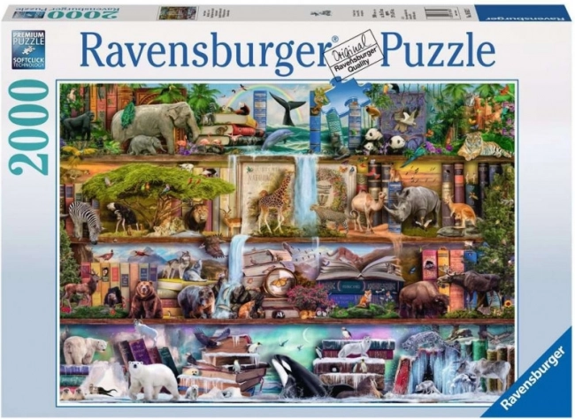 Puzzle Ravensburger Království divokých zvířat 2000 dílků