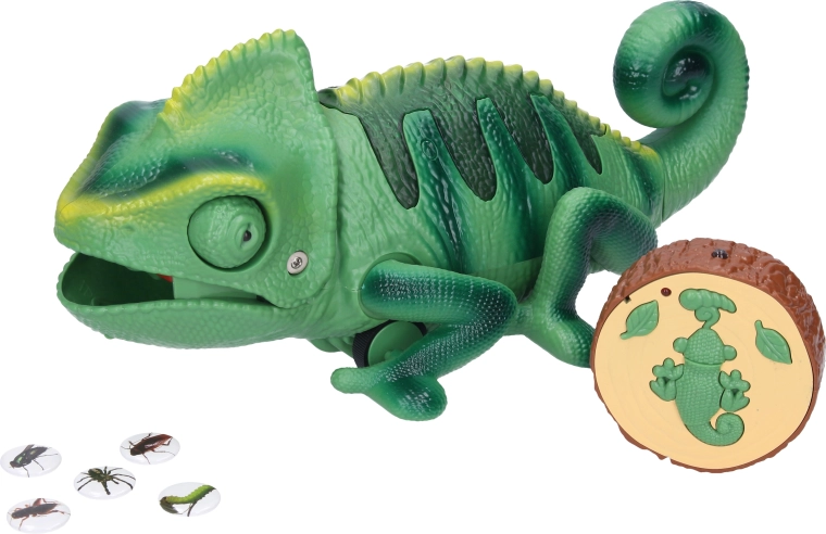 Chameleon na dálkové ovládání se světelnými efekty 28 cm