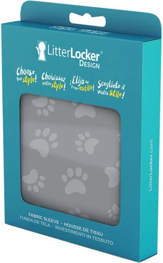 LitterLocker textilní návlek na koš Design Cat Paws