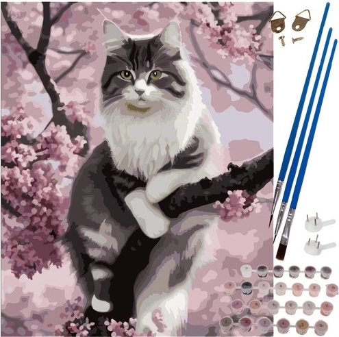 Malování podle čísel 40 × 50 cm – koťátko na plátně